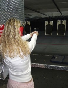 Woman Firearms Training 18-Years-old